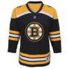 Boston Bruins Youth Home Replica Custom Jersey - Black - Side View