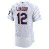 Francisco Lindor New York Mets Nike Home Authentic Player Jersey - White - Alt2