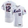 Francisco Lindor New York Mets Nike Home Authentic Player Jersey - White - Front View
