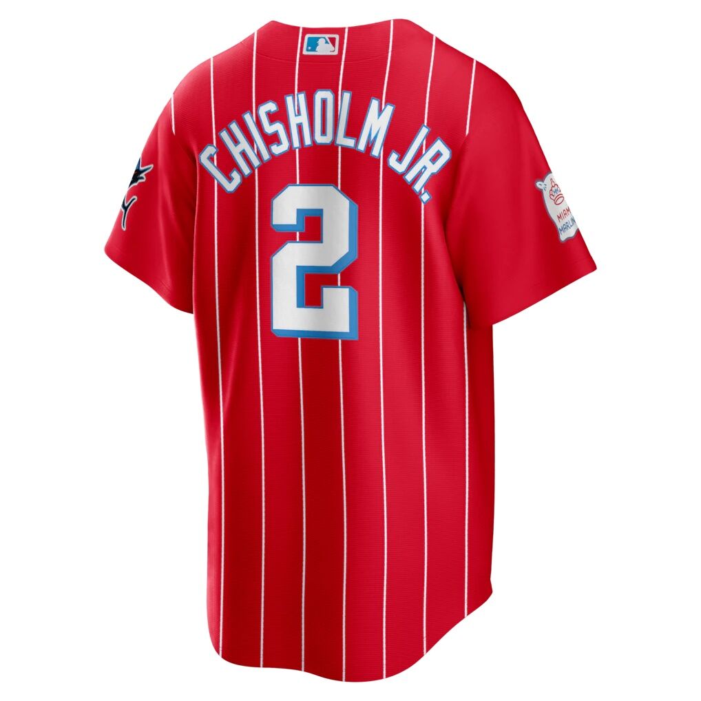 Jazz Chisholm Jr. Miami Marlins Nike City Connect Replica Jersey