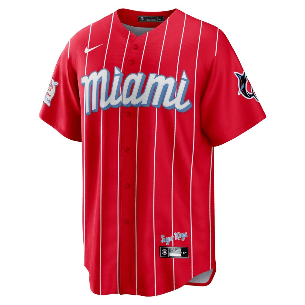 Jazz Chisholm Jr. Miami Marlins Nike City Connect Replica Jersey