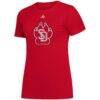 South Dakota Coyotes adidas Women's Amplifier Team Logo T-Shirt - Red - Side View