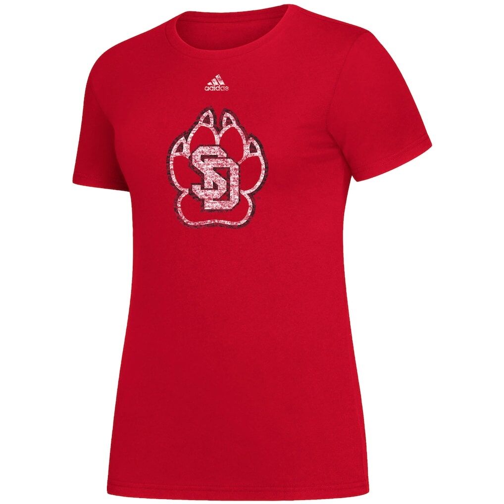 South Dakota Coyotes adidas Women's Amplifier Team Logo T-Shirt