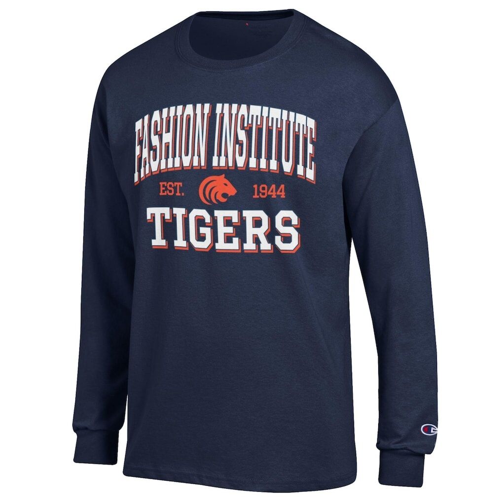 SUNY Fashion Institute of Technology Tigers Champion Jersey Est. Date Long Sleeve T-Shirt