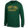 Point Loma Sea Lions Champion Jersey Long Sleeve T-Shirt - Green - Side View