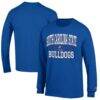 South Carolina State Bulldogs Champion Jersey Est. Date Long Sleeve T-Shirt - Blue - Front View