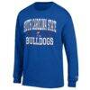 South Carolina State Bulldogs Champion Jersey Est. Date Long Sleeve T-Shirt - Blue - Side View