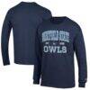 Westfield State Owls Champion Jersey Est. Date Long Sleeve T-Shirt - Navy - Front View