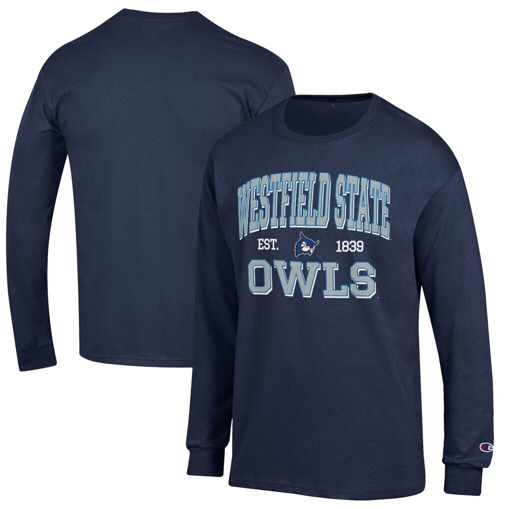 Westfield State Owls Champion Jersey Est. Date Long Sleeve T-Shirt