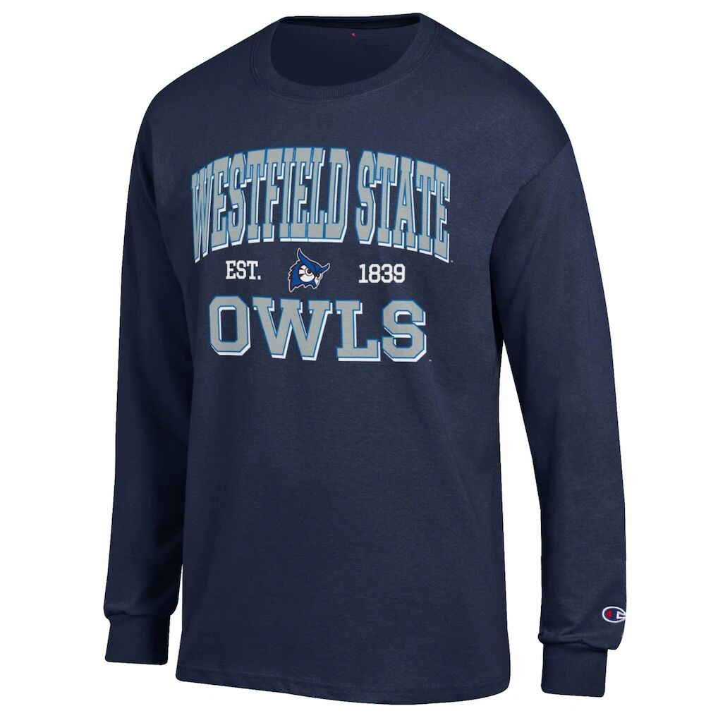 Westfield State Owls Champion Jersey Est. Date Long Sleeve T-Shirt