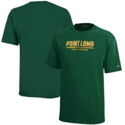 Point Loma Sea Lions Champion Youth Jersey T-Shirt - Green - Front View
