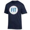 SUNY Fashion Institute of Technology Tigers Champion Primary Jersey T-Shirt - Navy - Side View