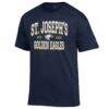 St. Joseph's College Long Island Golden Eagles Champion Est. Date Jersey T-Shirt - Navy - Side View