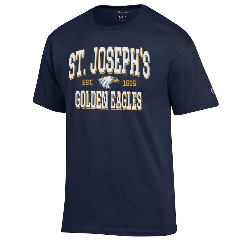 St. Joseph's College Long Island Golden Eagles Champion Est. Date Jersey T-Shirt
