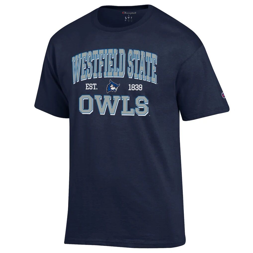 Westfield State Owls Champion Est. Date Jersey T-Shirt
