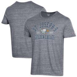 St. Joseph's College Long Island Golden Eagles Champion Ultimate Tri-Blend T-Shirt - - Front View