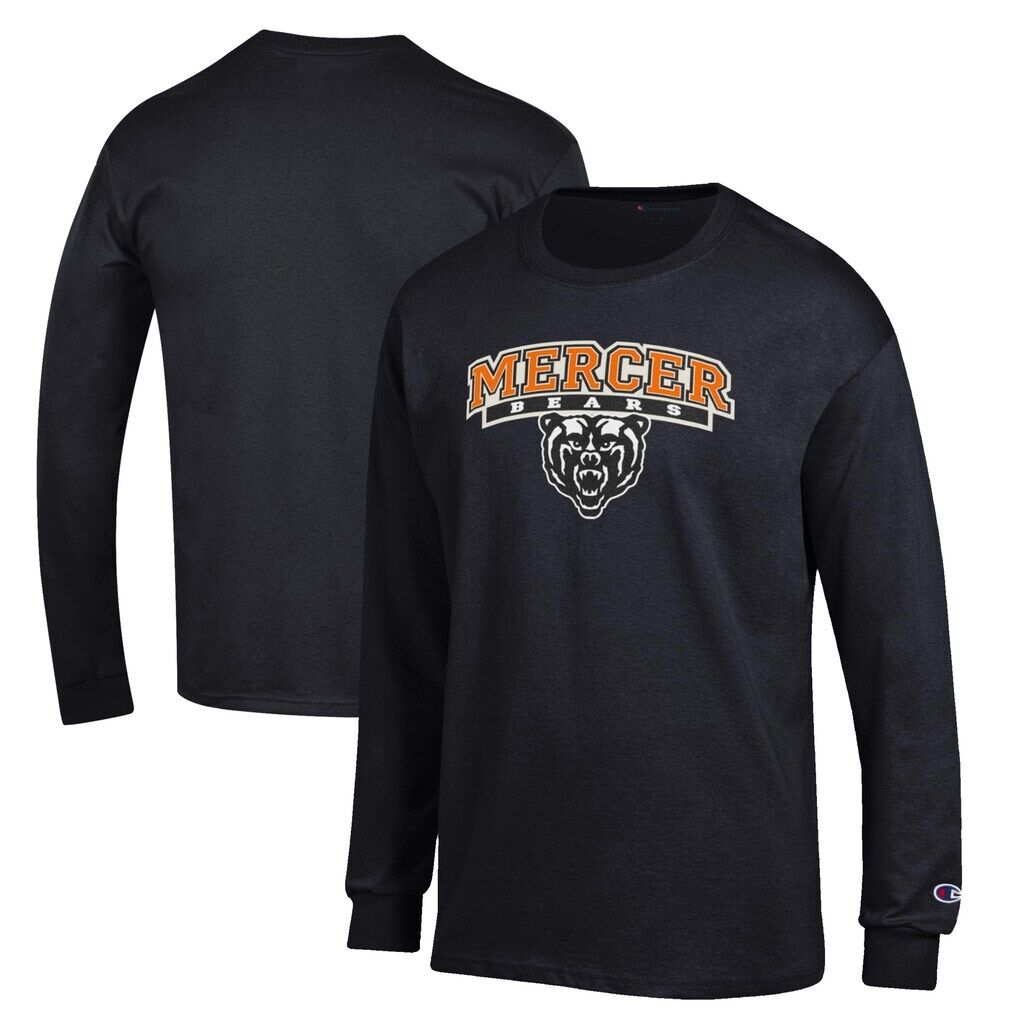 Mercer Bears Champion Jersey Est. Date Long Sleeve T-Shirt
