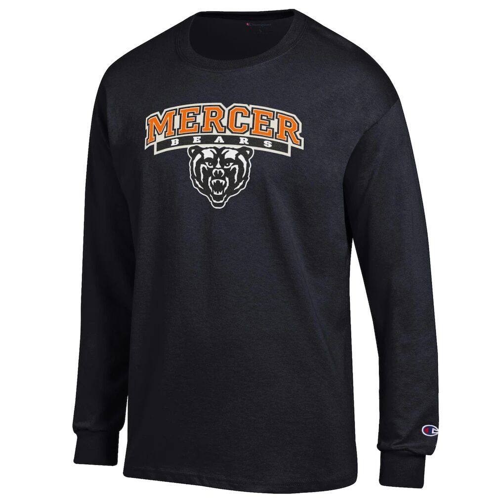 Mercer Bears Champion Jersey Est. Date Long Sleeve T-Shirt
