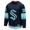 Joey Daccord Seattle Kraken Fashion7 Home Breakaway Player Jersey - - Side View