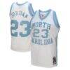 Michael Jordan North Carolina Tar Heels Mitchell & Ness 1983/84 Authentic Retired Player Jersey - White - Front View