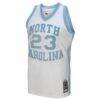 Michael Jordan North Carolina Tar Heels Mitchell & Ness 1983/84 Authentic Retired Player Jersey - White - Side View