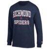 Richmond Spiders Champion Jersey Long Sleeve T-Shirt - Navy - Side View