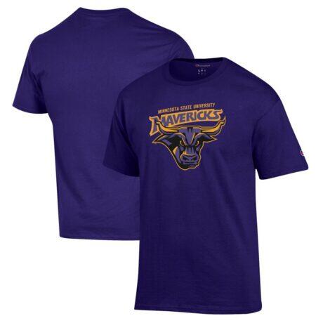 Minnesota State University, Mankato Champion Jersey T-Shirt - Purple - Front View