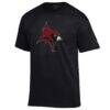 St. John Fisher Cardinals Champion Jersey T-Shirt - Black - Side View