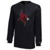 St John Fisher Cardinals Champion Youth Jersey Long Sleeve T-Shirt - Black - Side View