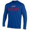 UMass Lowell River Hawks Under Armour Performance Long Sleeve T-Shirt - Blue - Side View