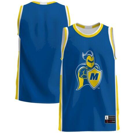 Madonna Crusaders GameDay Greats Lightweight Basketball Jersey - Blue - Front View