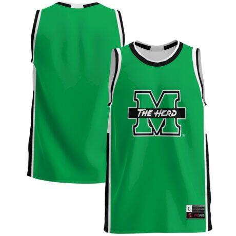 Marshall Thundering Herd GameDay Greats Lightweight Basketball Jersey - Green - Front View
