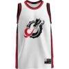 Minnesota State Moorhead Dragons GameDay Greats Lightweight Basketball Jersey - Red - Side View