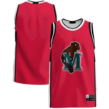 Minot State Beavers GameDay Greats Lightweight Basketball Jersey - Red - Front View