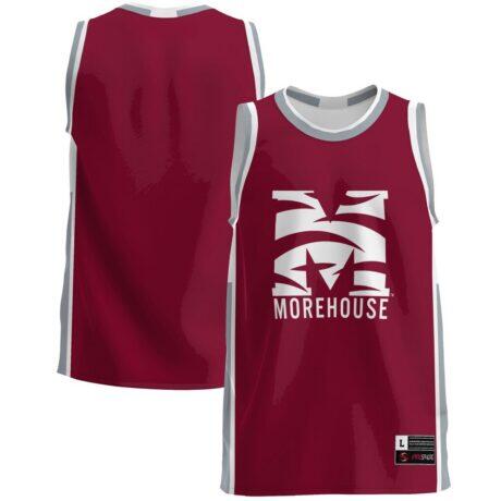 Morehouse Maroon Tigers GameDay Greats Lightweight Basketball Jersey - - Front View