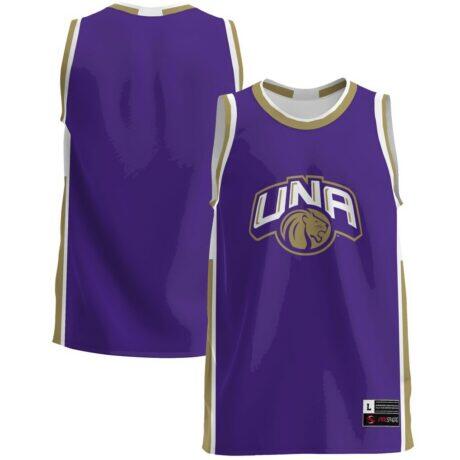 North Alabama Lions GameDay Greats Lightweight Basketball Jersey - Purple - Front View