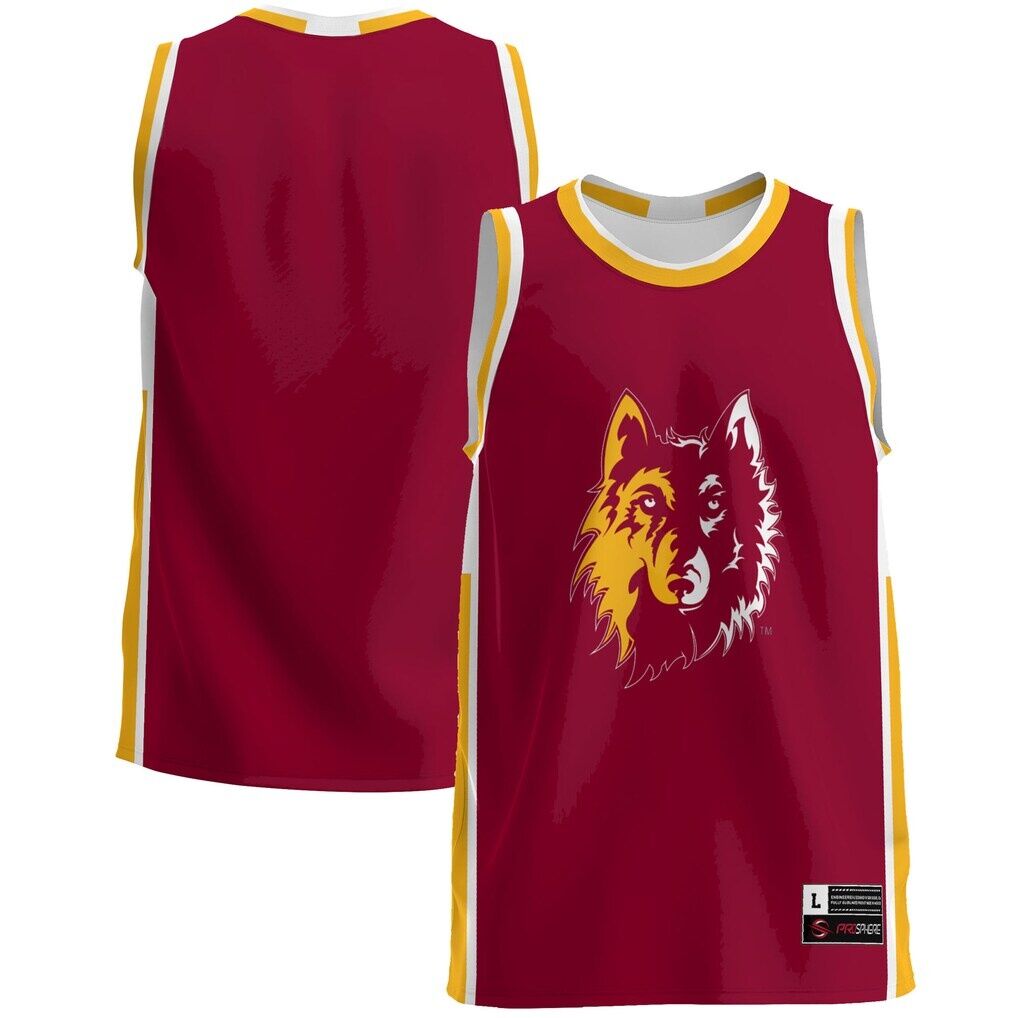 Northern State University Wolves GameDay Greats  Lightweight Basketball Jersey - Maroon