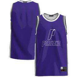 Portland Pilots GameDay Greats Lightweight Basketball Jersey - Purple - Front View