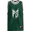 Portland State Vikings GameDay Greats Lightweight Basketball Jersey - Green - Side View
