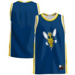 Rochester Yellow Jackets GameDay Greats Lightweight Basketball Jersey - Blue - Front View