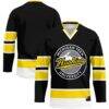 Michigan Tech Huskies GameDay Greats Hockey Jersey - Gold - Front View