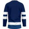 Monmouth Hawks GameDay Greats Hockey Jersey - Navy - Detail View