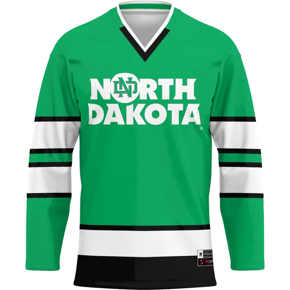 North Dakota GameDay Greats Hockey Jersey - Kelly Green