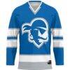 Seton Hall Pirates GameDay Greats Hockey Jersey - Blue - Side View