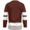 St. Bonaventure Bonnies GameDay Greats Hockey Jersey - Brown - Detail View