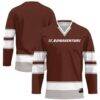 St. Bonaventure Bonnies GameDay Greats Hockey Jersey - Brown - Front View