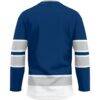 Western Washington Vikings GameDay Greats Hockey Jersey - Navy - Detail View