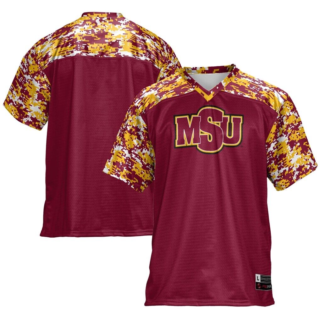 Midwestern State Mustangs GameDay Greats Football Jersey - Maroon