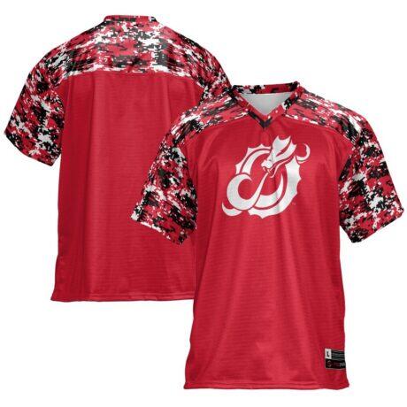 Minnesota State Moorhead Dragons GameDay Greats Football Jersey - Red - Front View