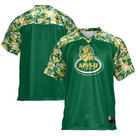 Missouri Southern State Lions GameDay Greats Football Jersey - Green - Front View